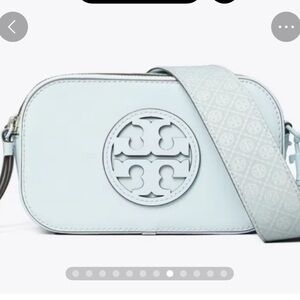 💕SPOTLIGHT💕Authentic NWT Tory Burch Miller Camera Crossbody Bag in Light Blue